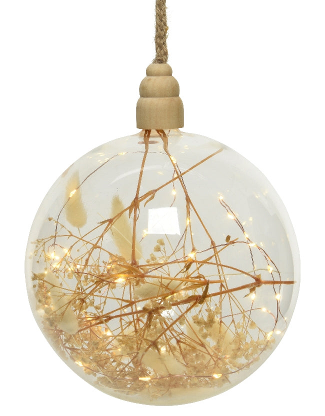 Lumineo Micro LED Kugel transparent 20 x 80 cm