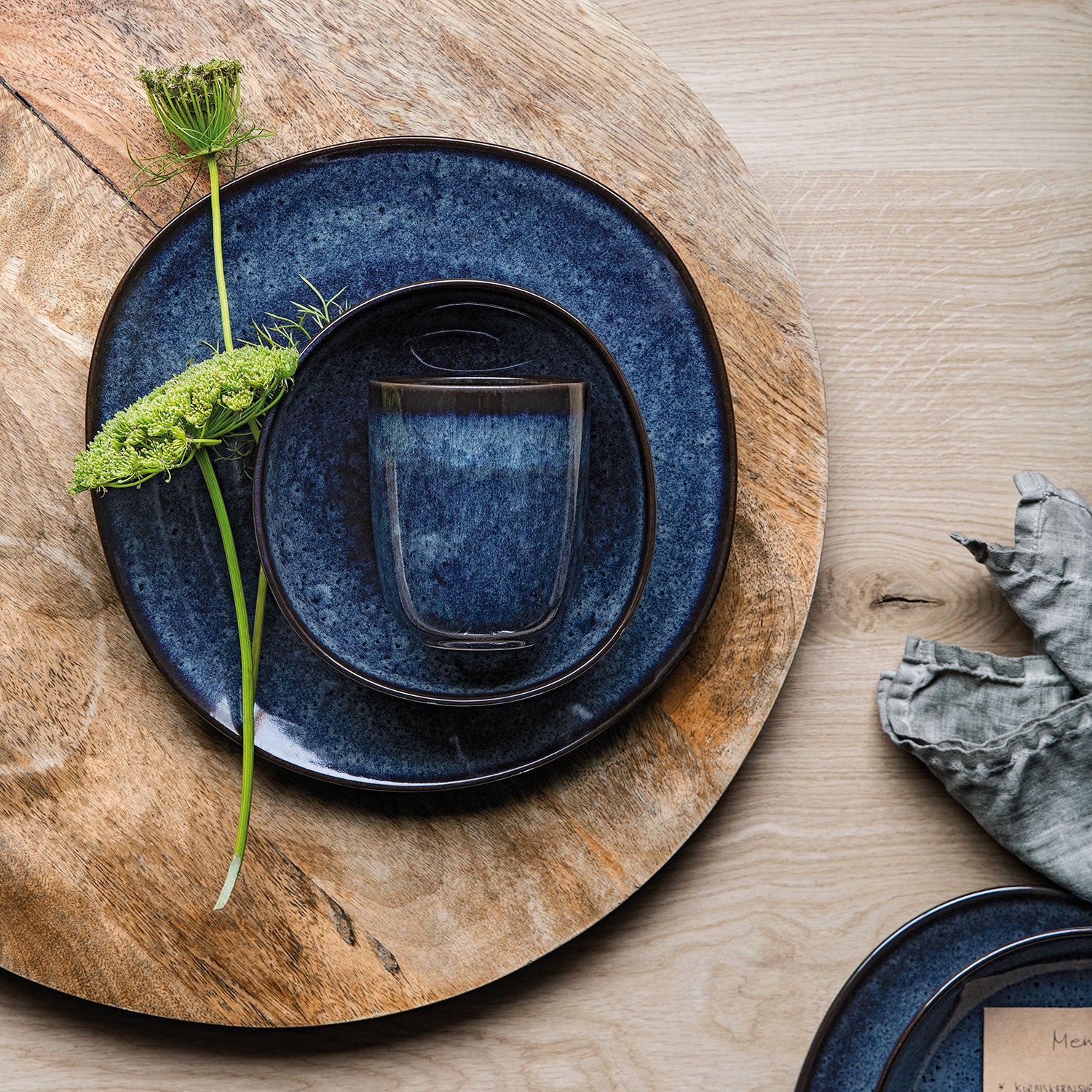 like. by Villeroy & Boch Lave bleu Tafelset 24tlg