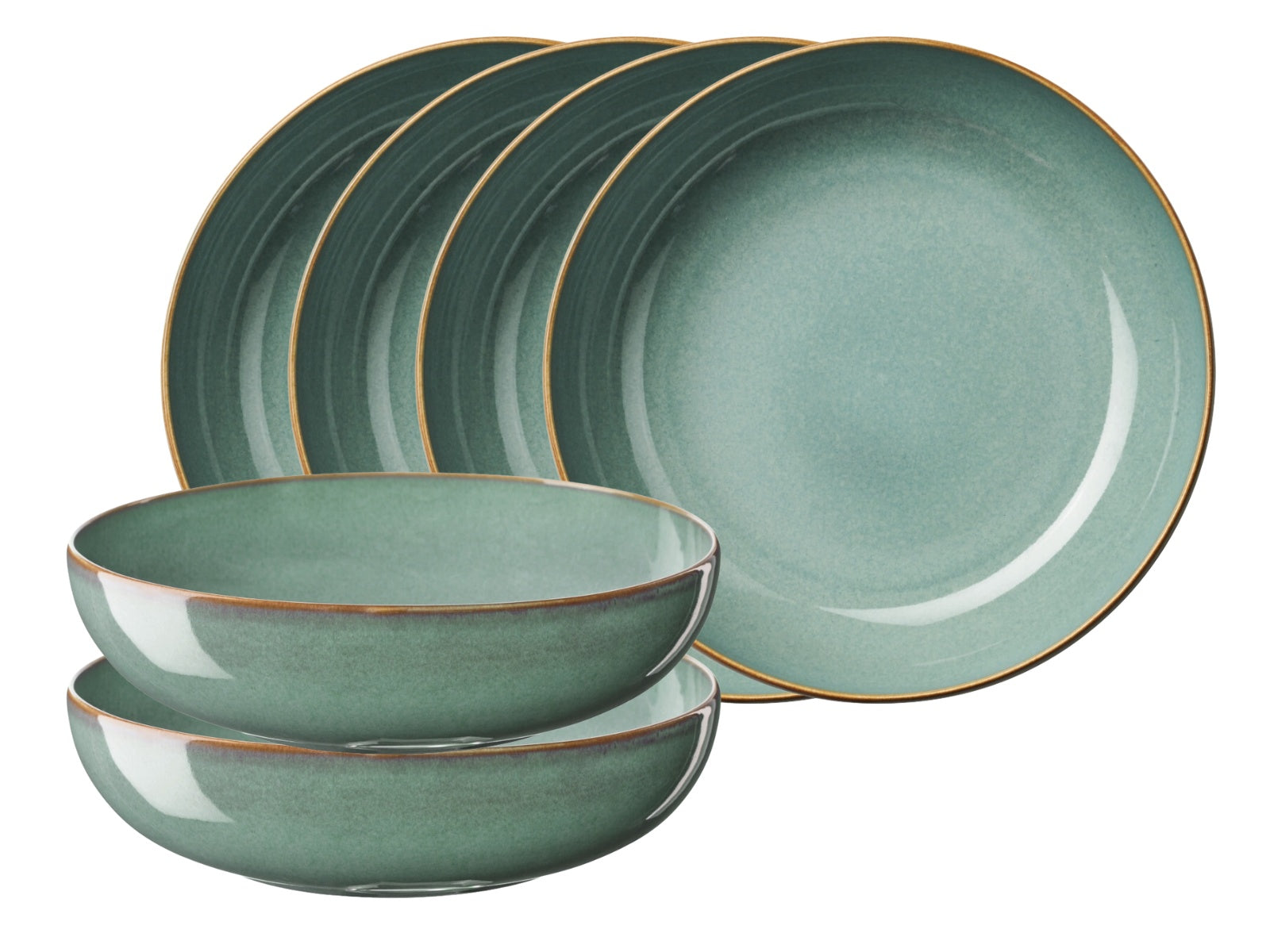 ASA SAISONS Schale eucalyptus 0,35 l Set6