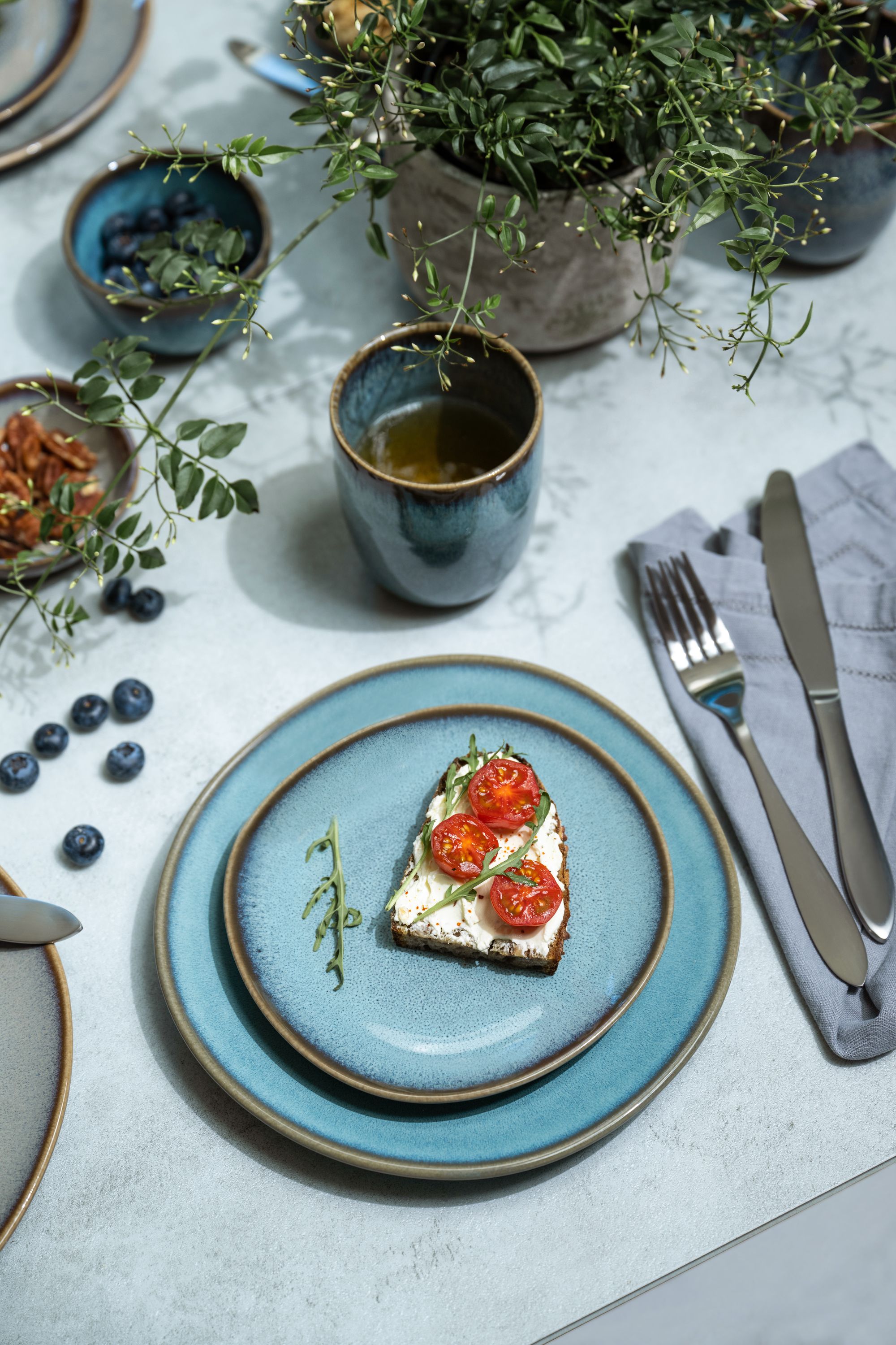 like. by Villeroy & Boch Lave glace Frühstücksteller 23,5 cm Set6