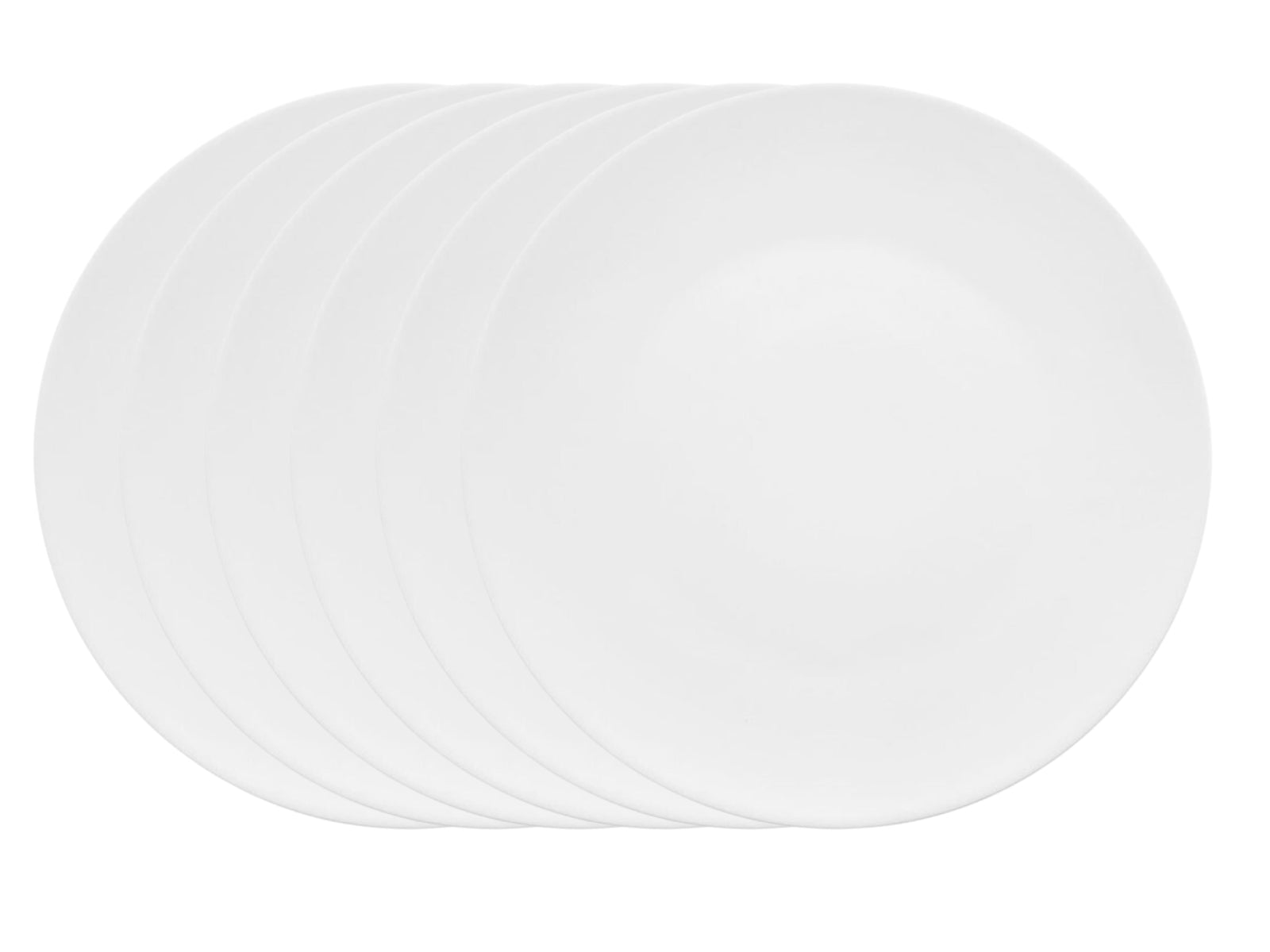 Rosenthal TAC Gropius Weiss Frühstücksteller 22 cm Set6 Freisteller