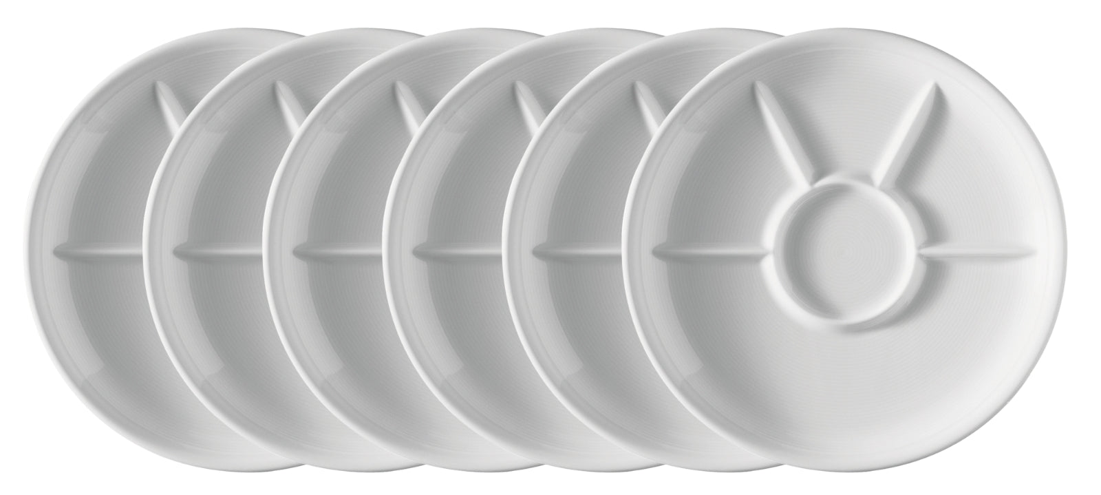 Thomas Trend weiss Fondue-/Grillteller 27 cm Set6