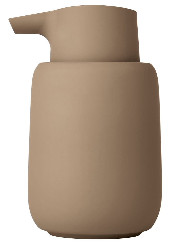 Blomus SONO Seifenspender tan 8,5 x 14,5 cm