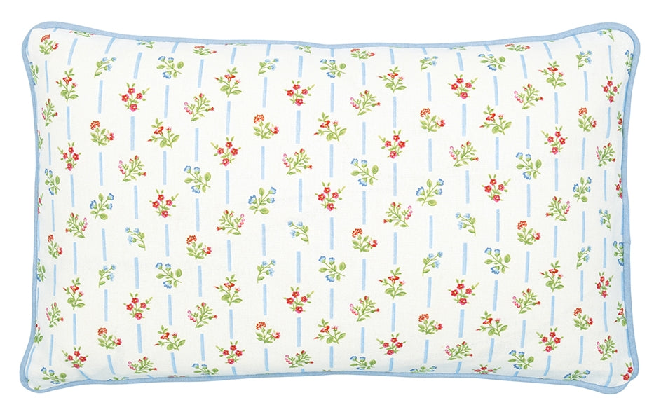 Greengate Hannah Kissenhülle white 30 x 50 cm