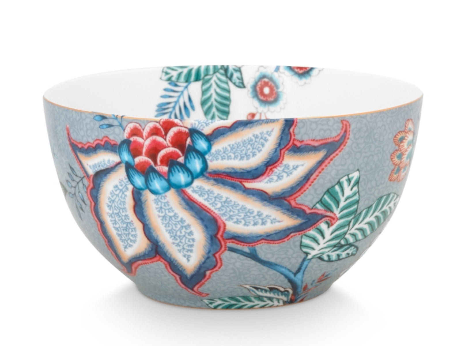 PIP STUDIO Flower Festival Bowl Light Blue 15 cm Freisteller 1