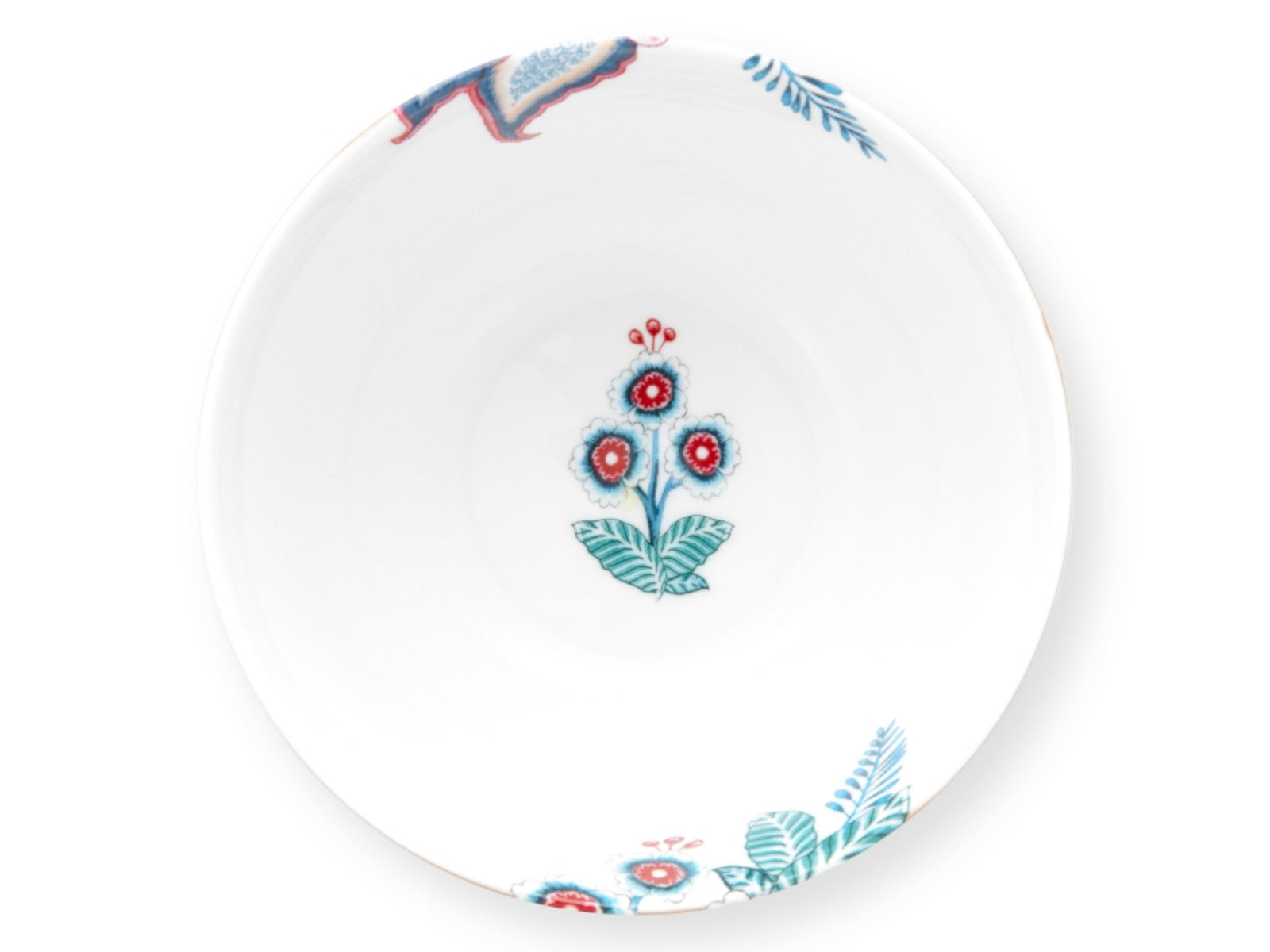 PIP STUDIO Flower Festival Bowl Light Blue 15 cm - Produktbild 3