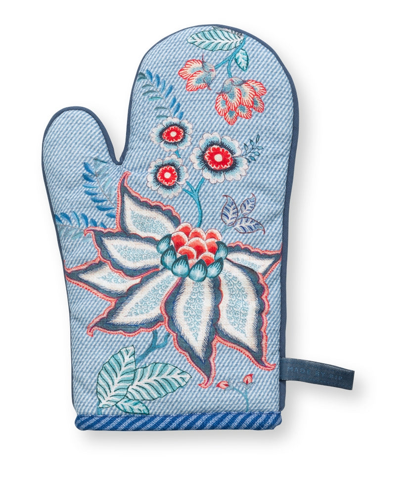 PIP STUDIO Flower Festival Ofenhandschuh Blue 29 x 15 cm