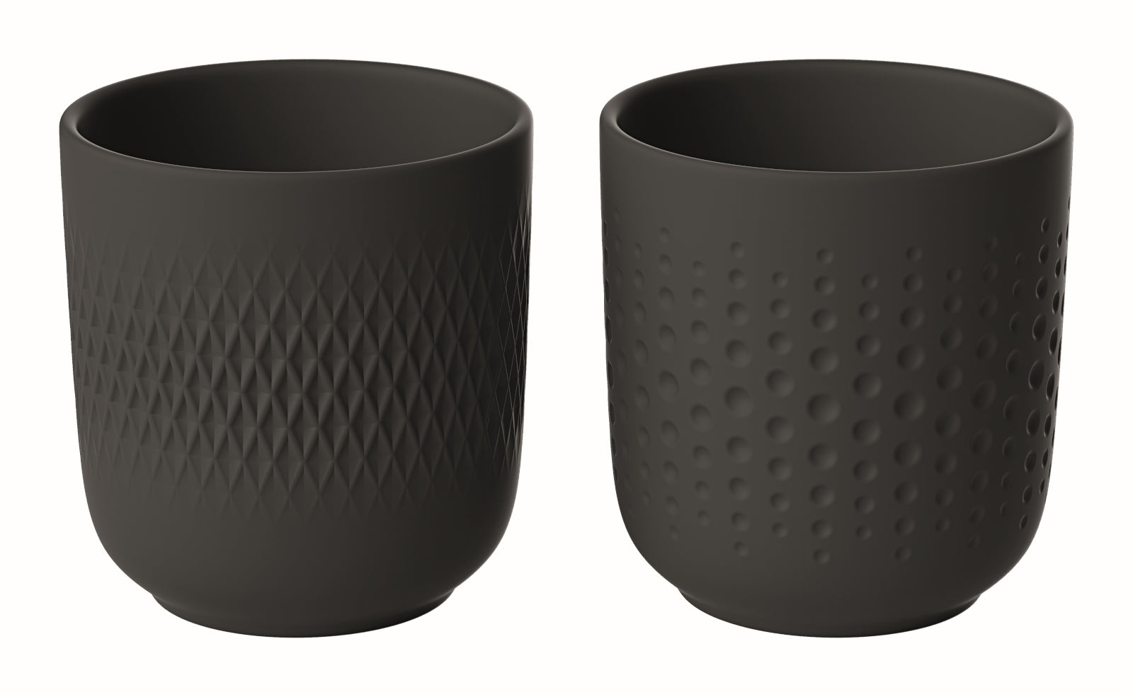 Villeroy & Boch Manufacture Collier noir Becher Set 2tlg.