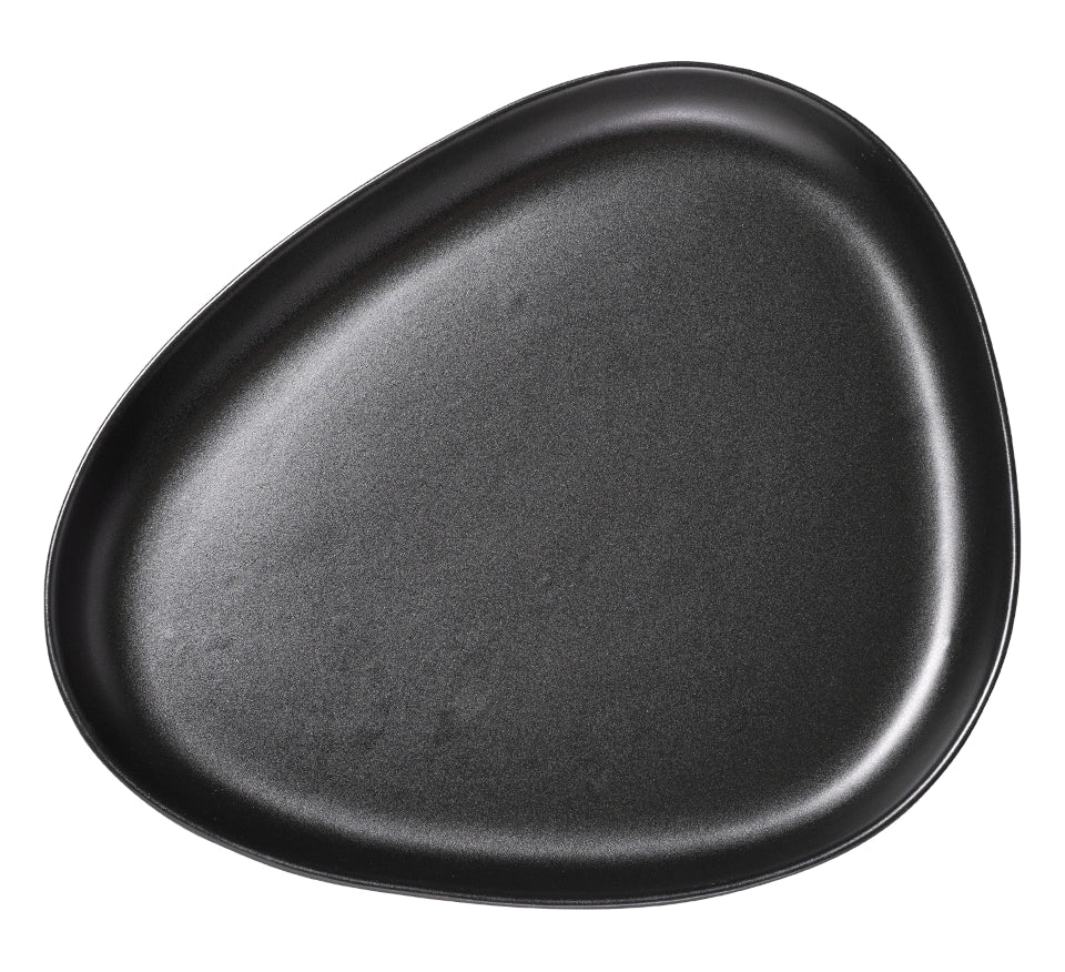 LIND DNA Curve Stoneware Platzteller black