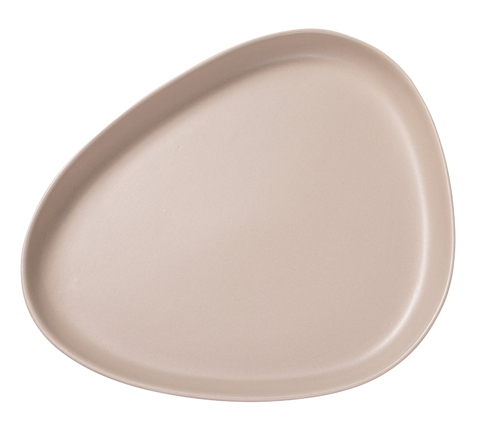 LIND DNA Curve Stoneware Platzteller sand