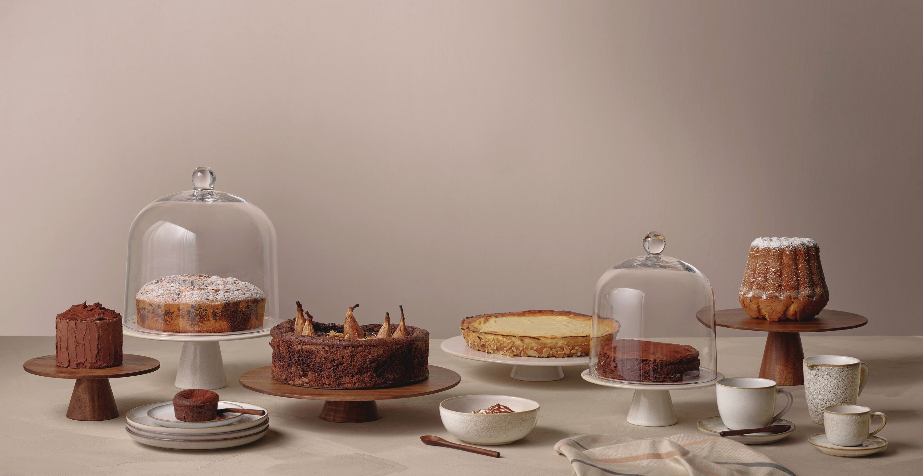 ASA Selection SAISONS Cappuccinotasse mit Untertasse sand Set6