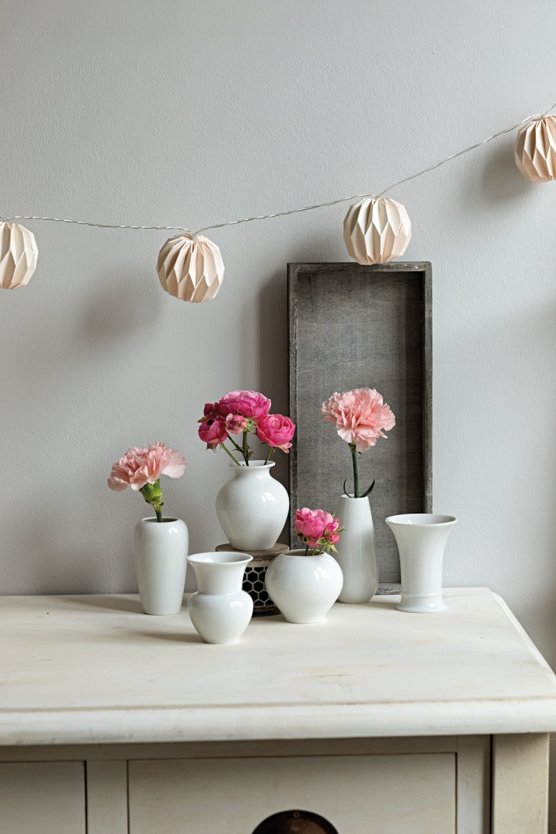 Hutschenreuther Flower Minis Weiss Vase kugelförmig Lifestyle