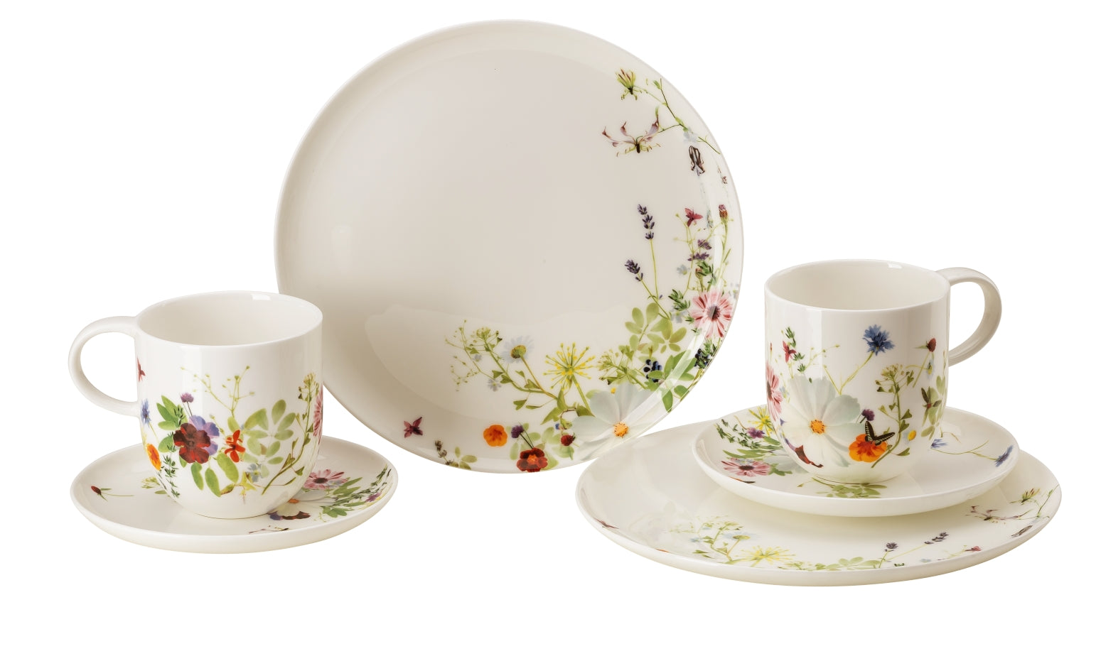 Rosenthal Brillance Grand Air m. Becher/Coupteller Set 6-tlg