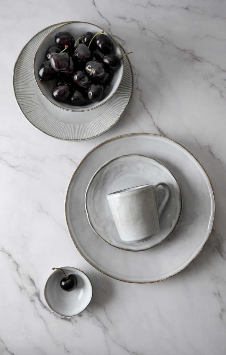 Dutch Rose Amsterdam Organic Schälchen hellgrau 8 x 3 cm Lifestyle1