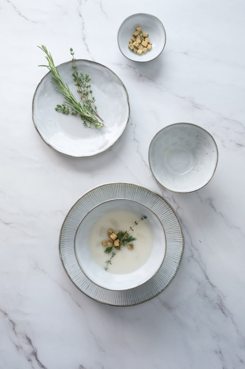 Dutch Rose Amsterdam Organic Schälchen hellgrau 8 x 3 cm Lifestyle3