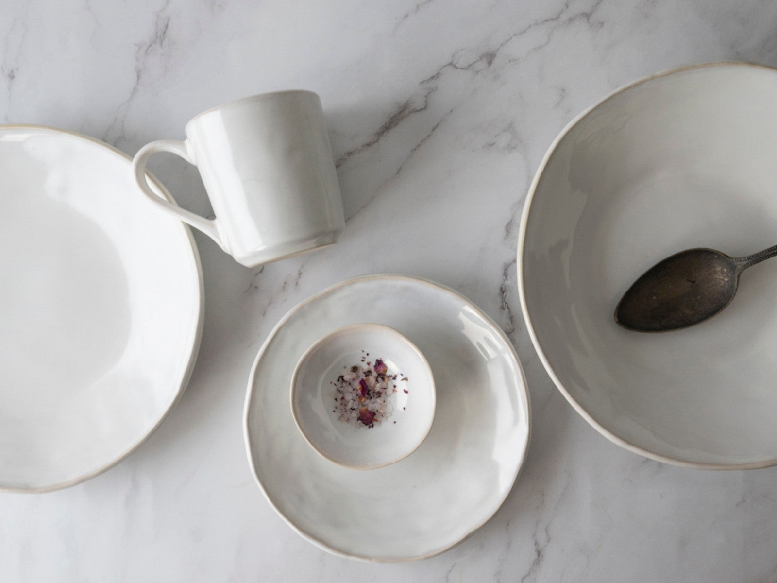 Dutch Rose Amsterdam Organic Schälchen weiss 8 x 3 cm Lifestyle4