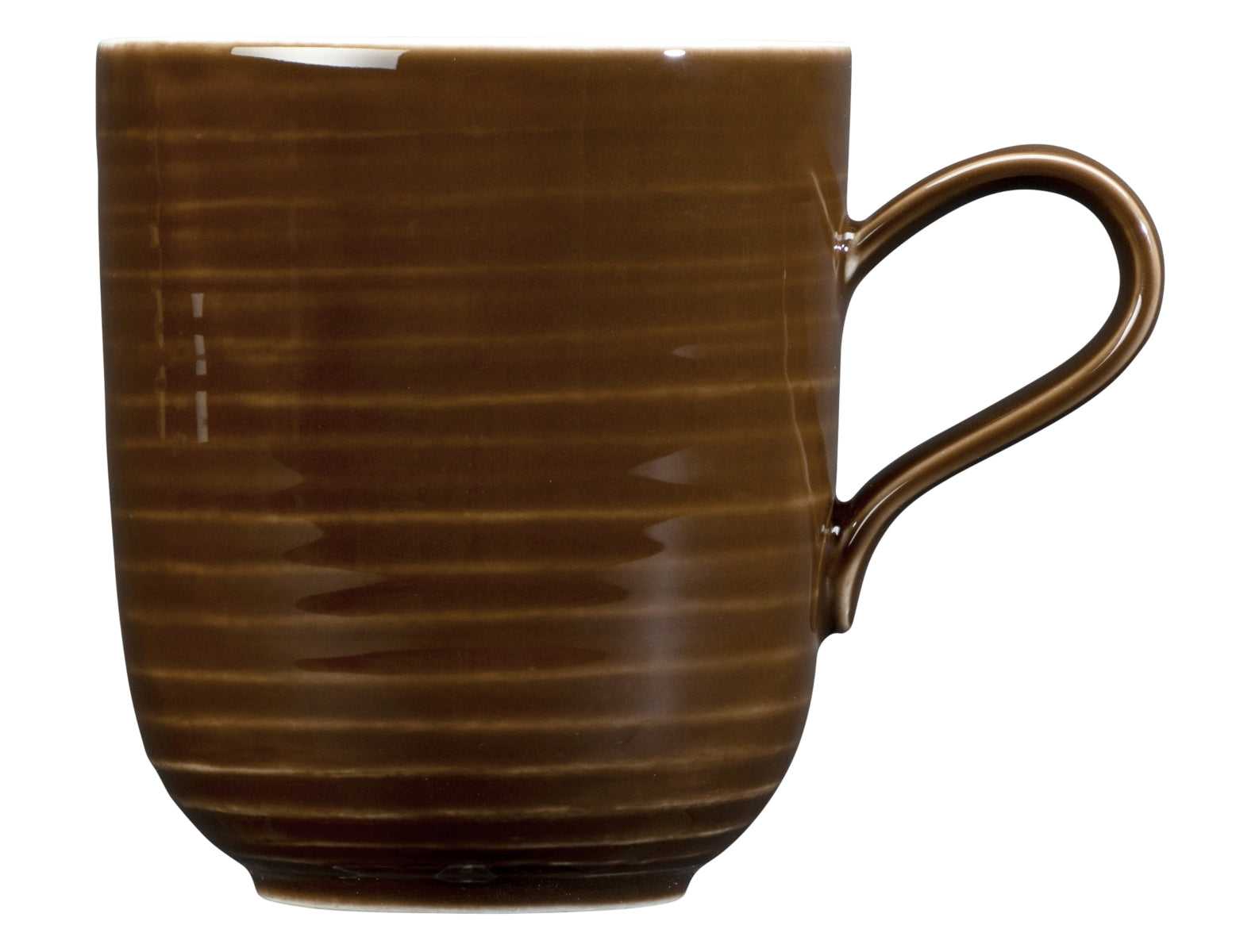Seltmann Weiden Terra Erdbraun uni Becher mit Henkel 0,40 l