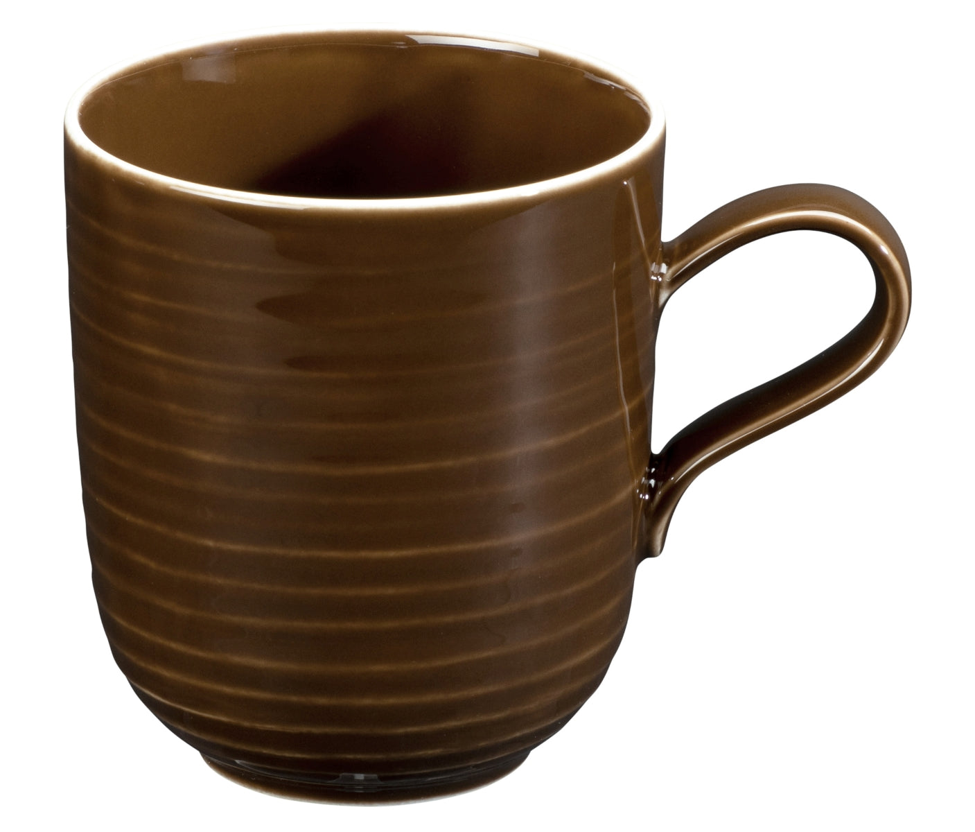 Seltmann Weiden Terra Erdbraun uni Becher mit Henkel 0,40 l