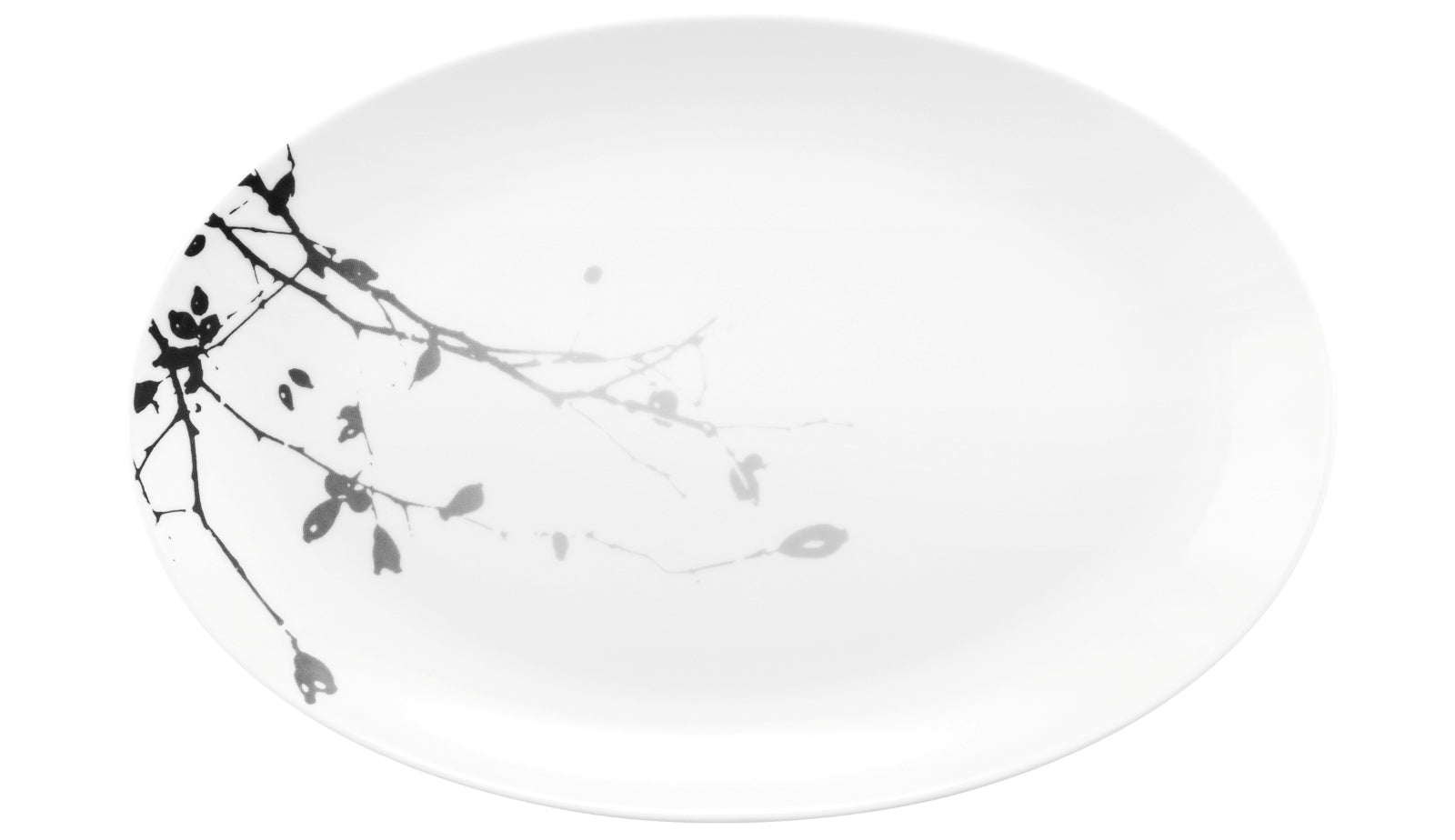 Seltmann Weiden Liberty Dark Rose Hip Servierplatte oval 31,5x21cm