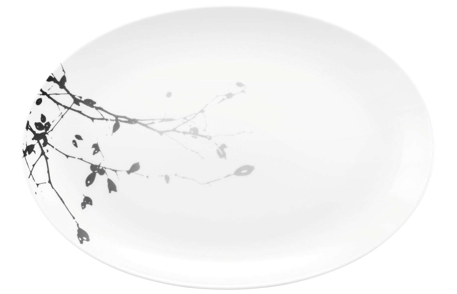 Seltmann Weiden Liberty Dark Rose Hip Servierplatte oval 35x24 cm