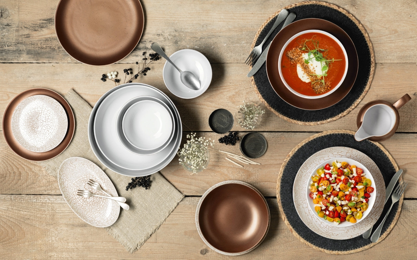 Seltmann Weiden Liberty Bronze Schüssel rund 28 cm