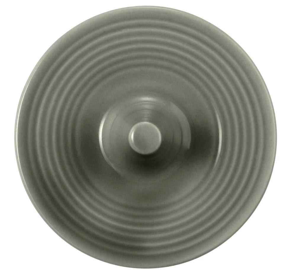 Seltmann Weiden Beat Perlgrau uni Zuckerdose 0,27 l mit Relief