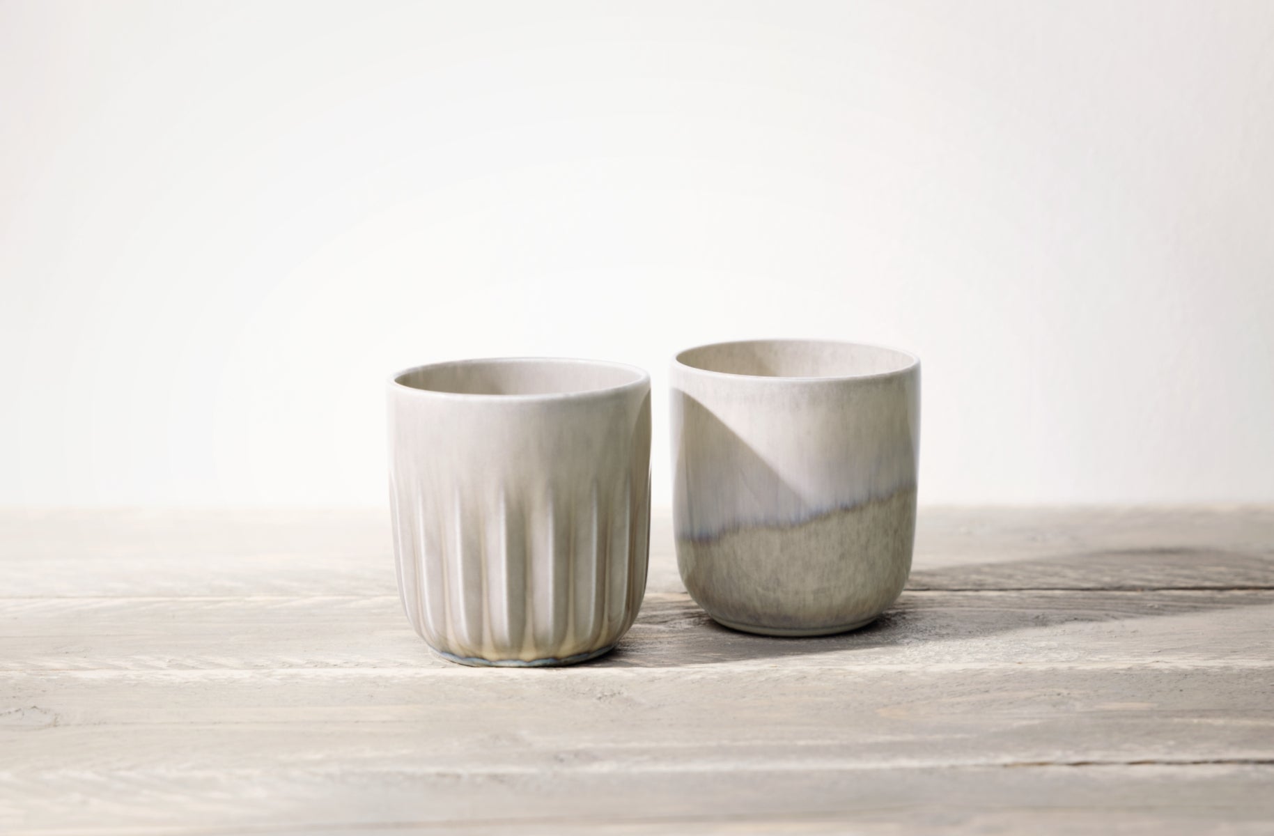 like. by Villeroy & Boch Perlemor Sand Becher Set 2tlg. Lifestyle 1