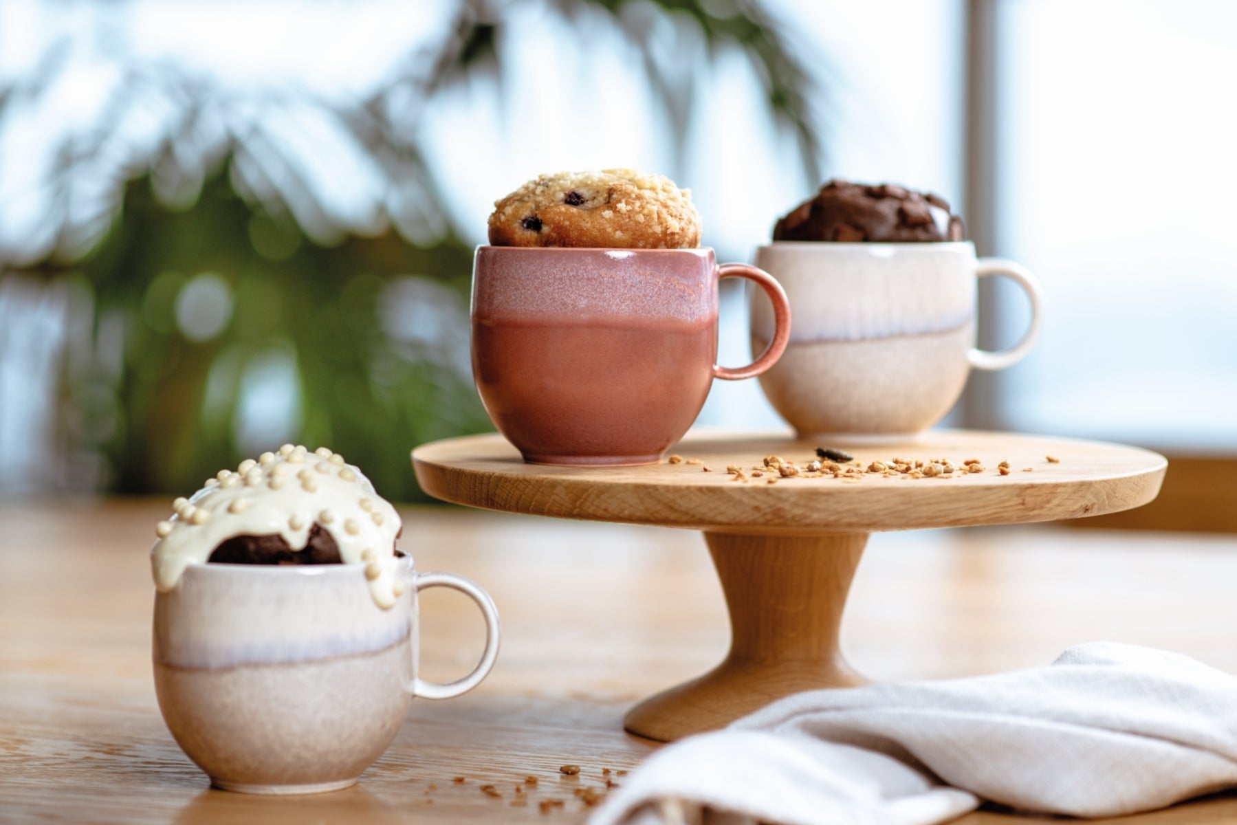 like. by Villeroy & Boch Perlemor Sand Becher Set 2tlg. Lifestyle 2