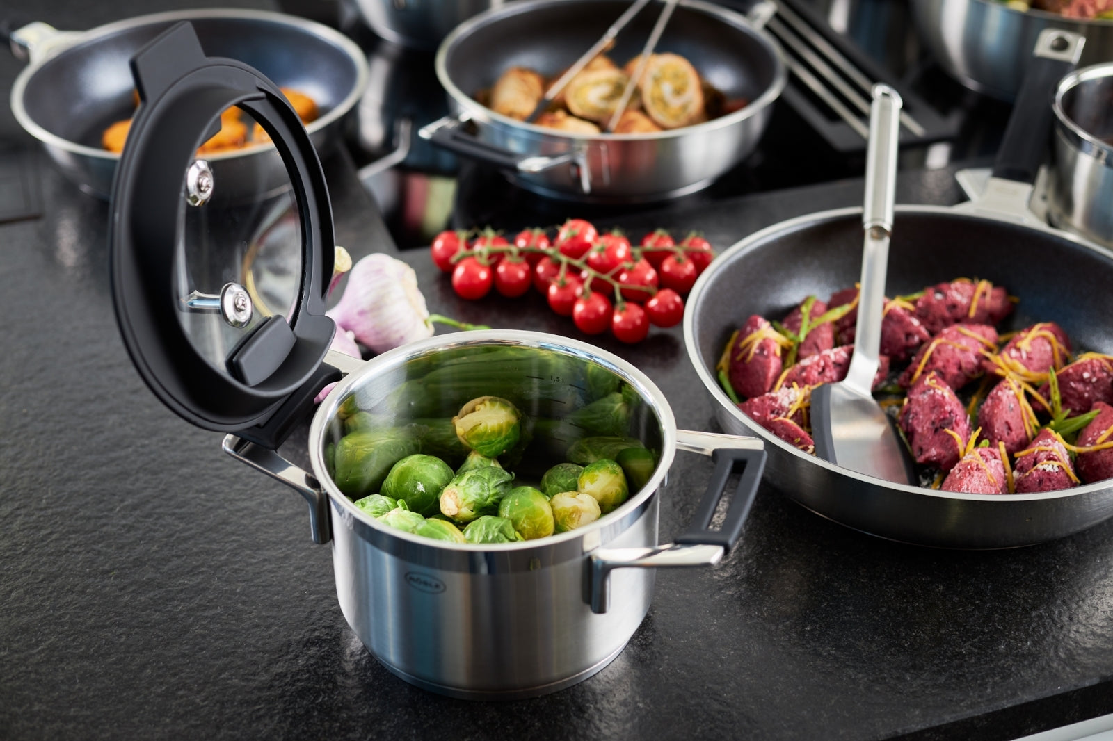 Rösle Silence® Pro Topfset 13tlg Lifestyle 1