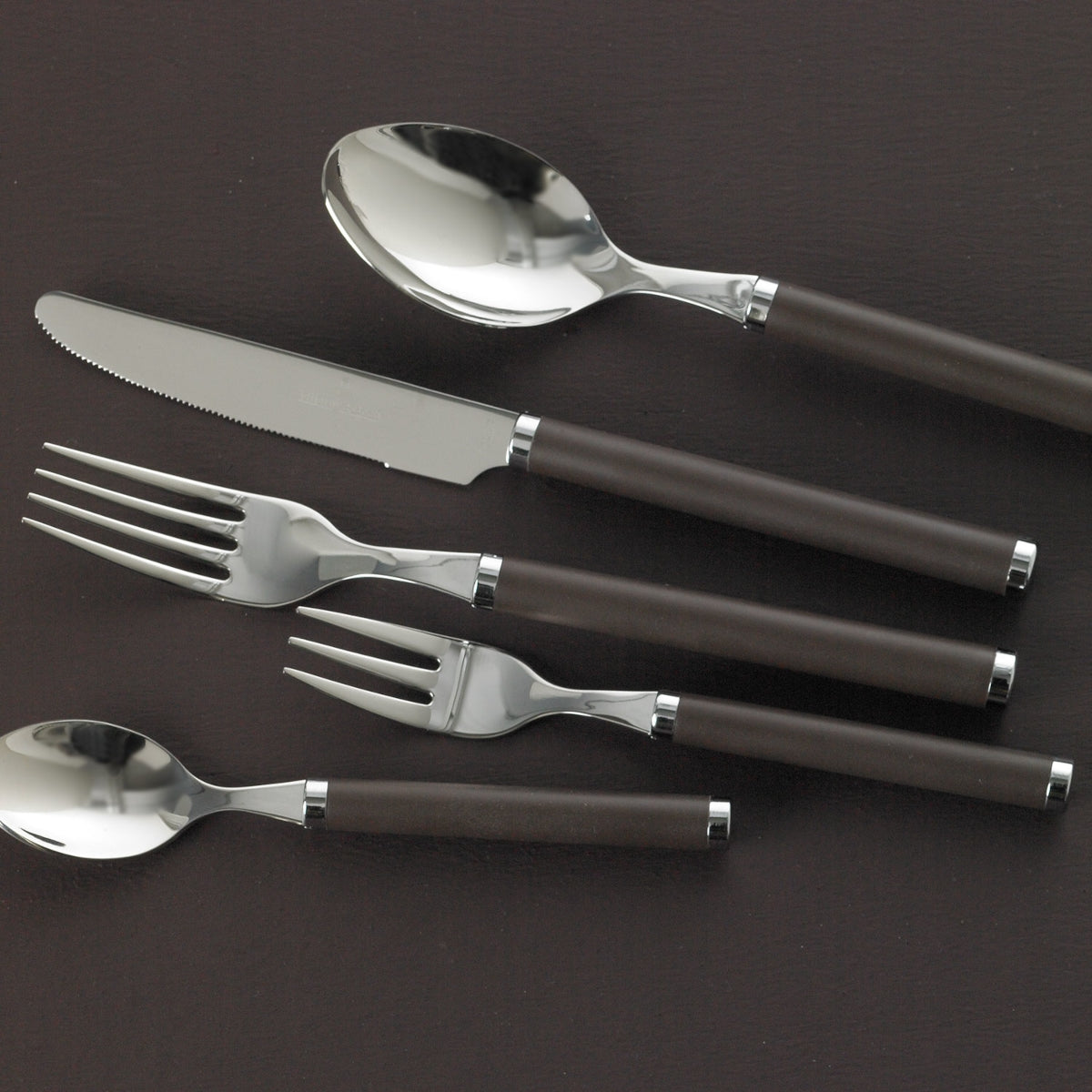 Villeroy & Boch Play! chocolate brown Tafelbesteck 24tlg. - Produktbild 2