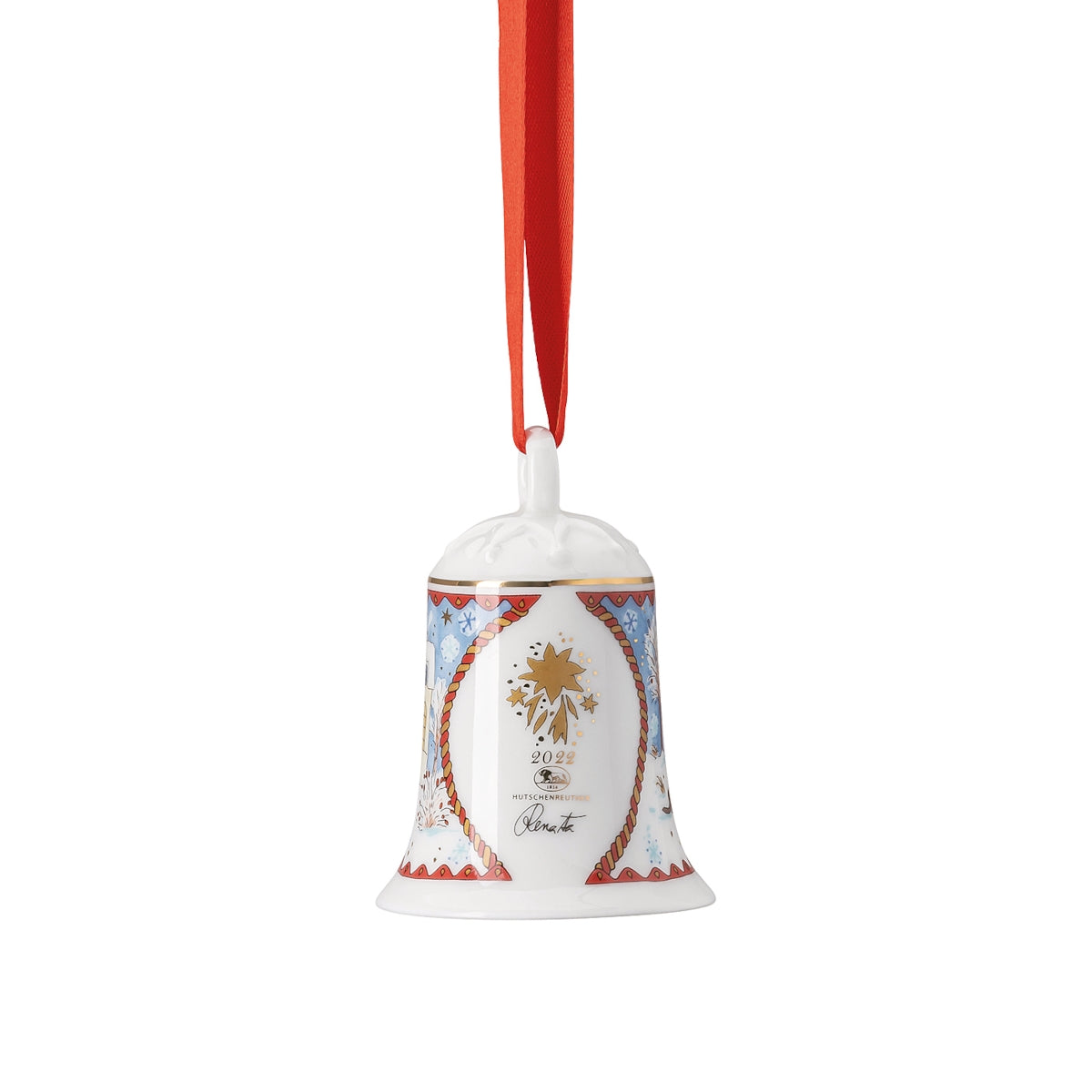 Hutschenreuther Sammelserie 2022 Porzellanglocke Weihnachtsabend - Produktbild 2