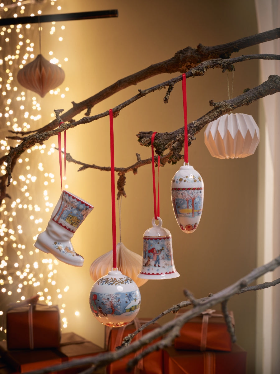 Hutschenreuther Sammelserie 2022 Porzellanstiefel Weihnachtsabend