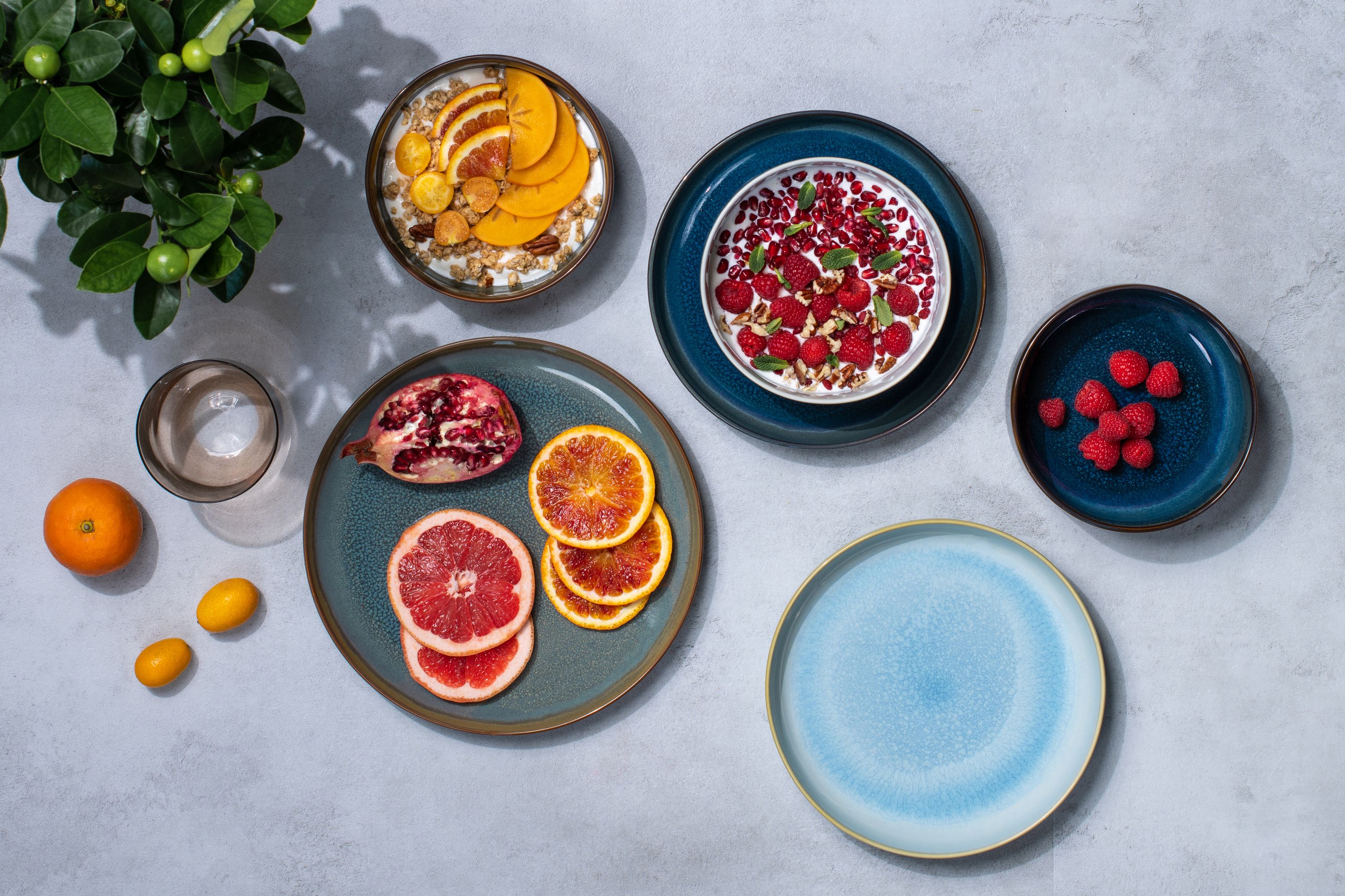 like. by Villeroy & Boch Crafted Blueberry Frühstücksteller 21 cm Set6