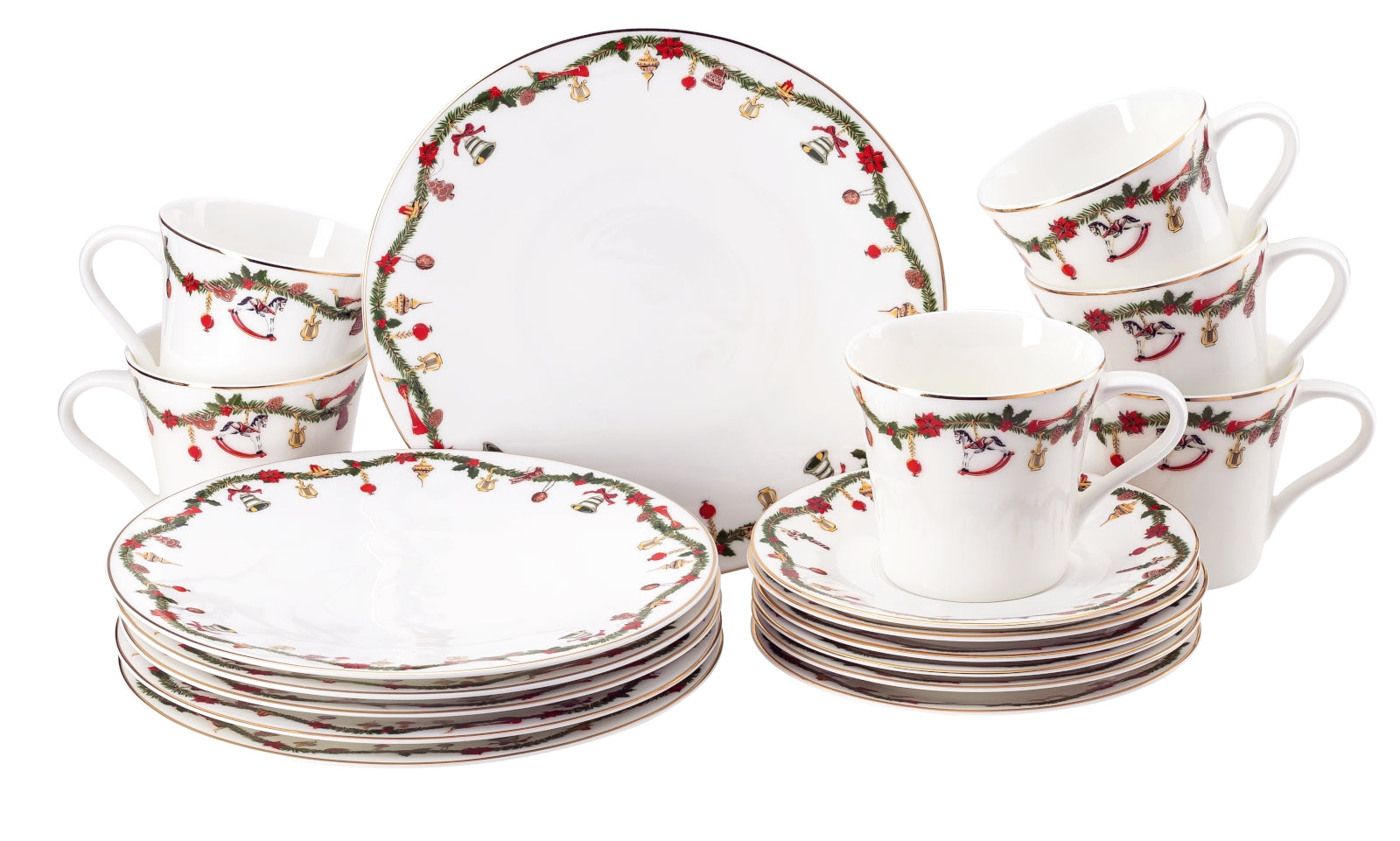 Hutschenreuther Nora Christmas Frühstücksset 18-tlg.