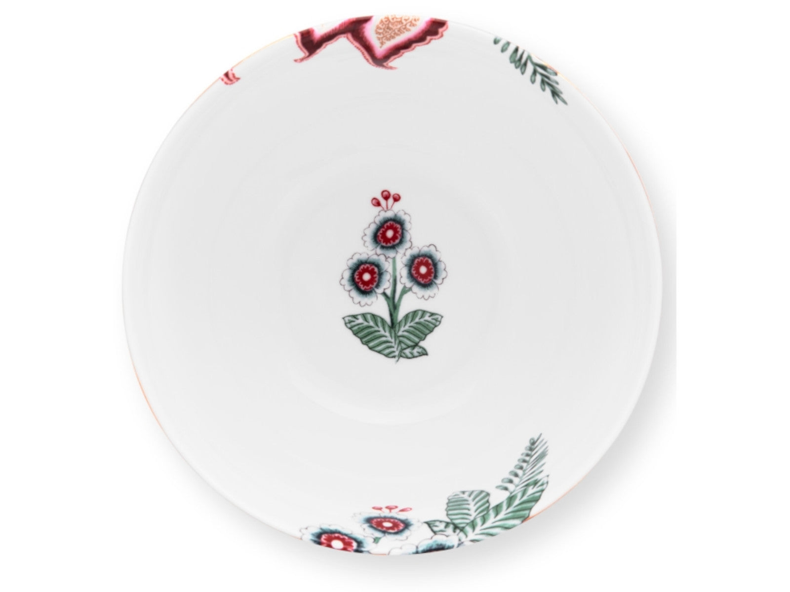 PIP STUDIO Flower Festival scallop Bowl dark pink 15 cm Freisteller 3