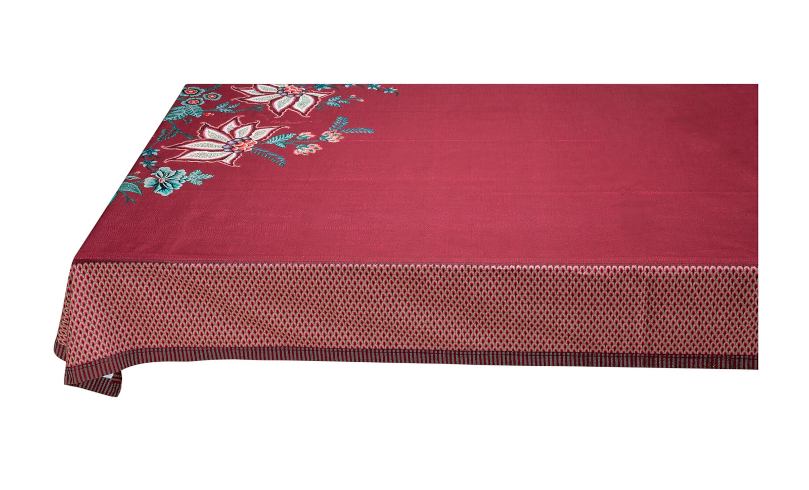 PIP STUDIO Flower Festival Tischdecke dark pink 140 x 180 cm