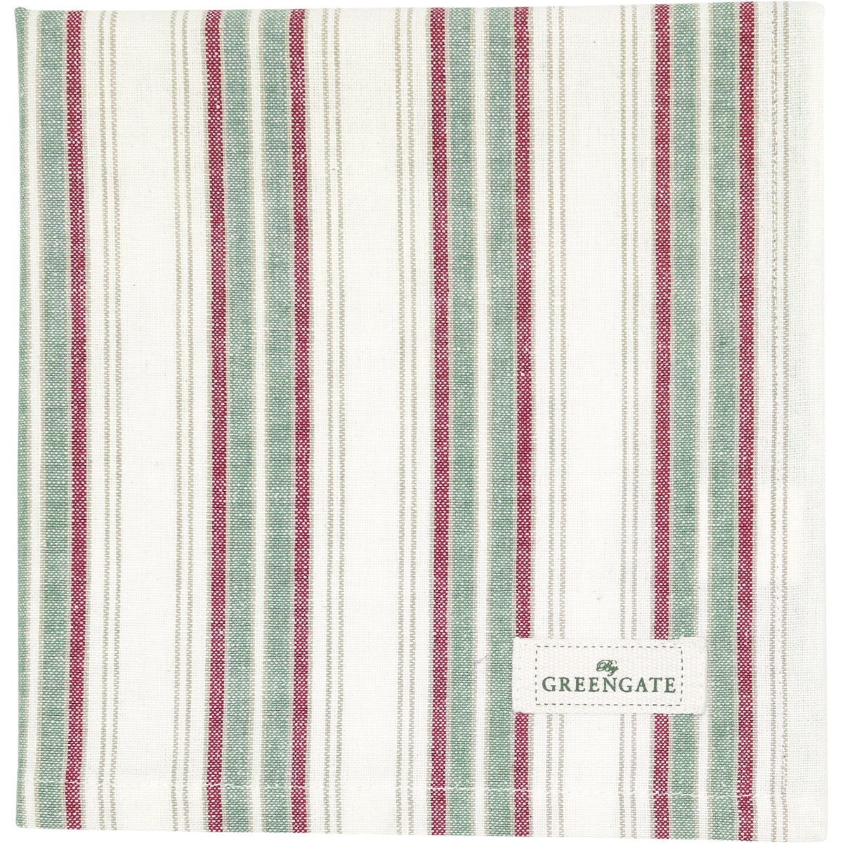 Greengate Carola Stoffserviette red 40 x 40 cm