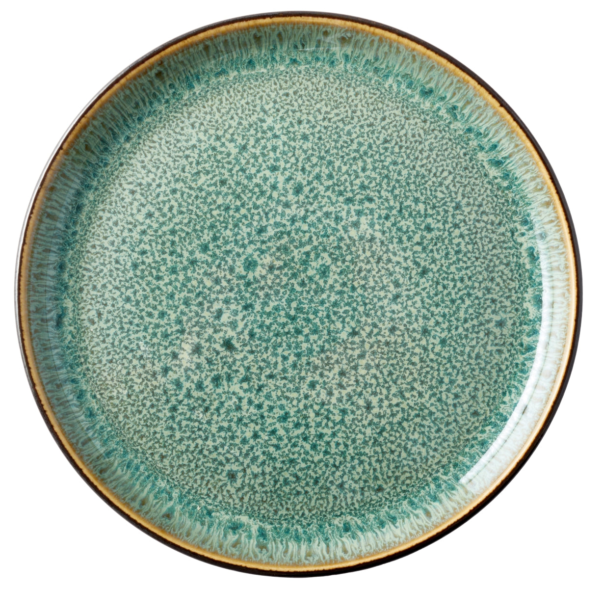 Bitz Brotteller Gastro black/green 17 cm