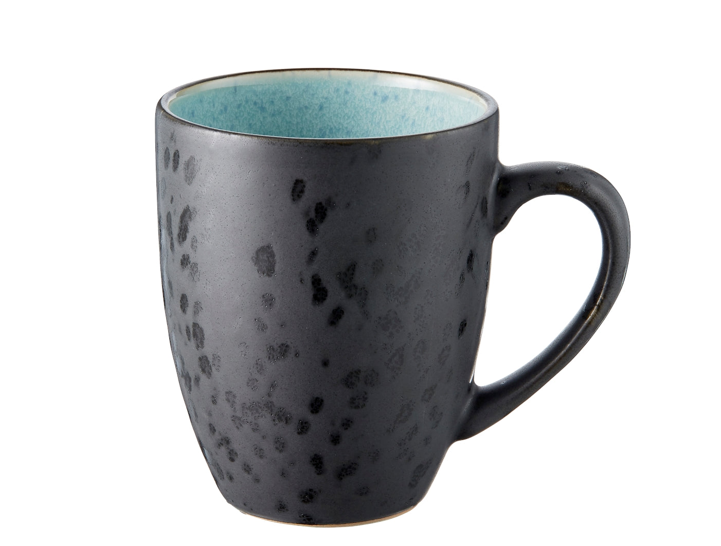 Bitz Becher mit Henkel black/grey/green/dark blue Set4