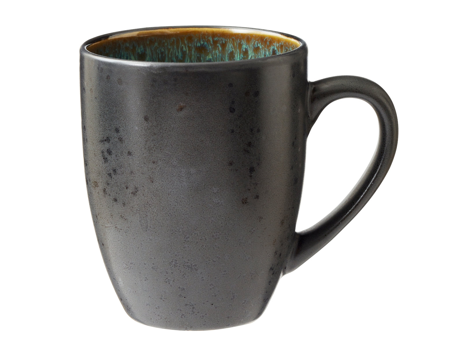 Bitz Becher mit Henkel black/grey/green/dark blue Set4