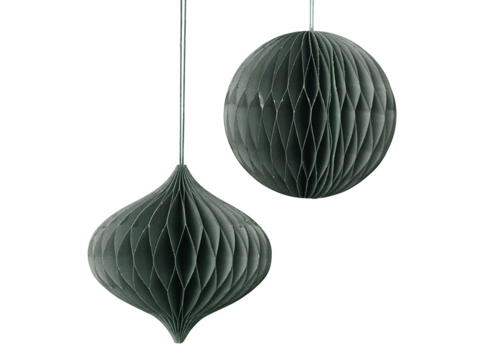 Broste Copenhagen CHRISTMAS MIX Papierhänger thyme Set2 Freisteller 