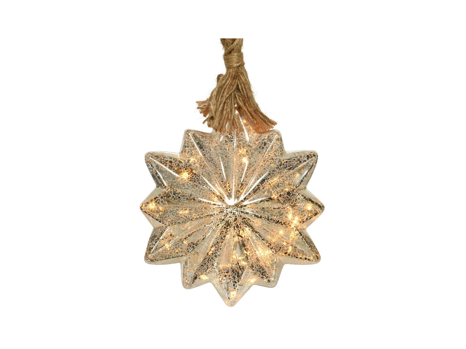 Lumineo Micro LED Stern silber 25 cm Freisteller 1