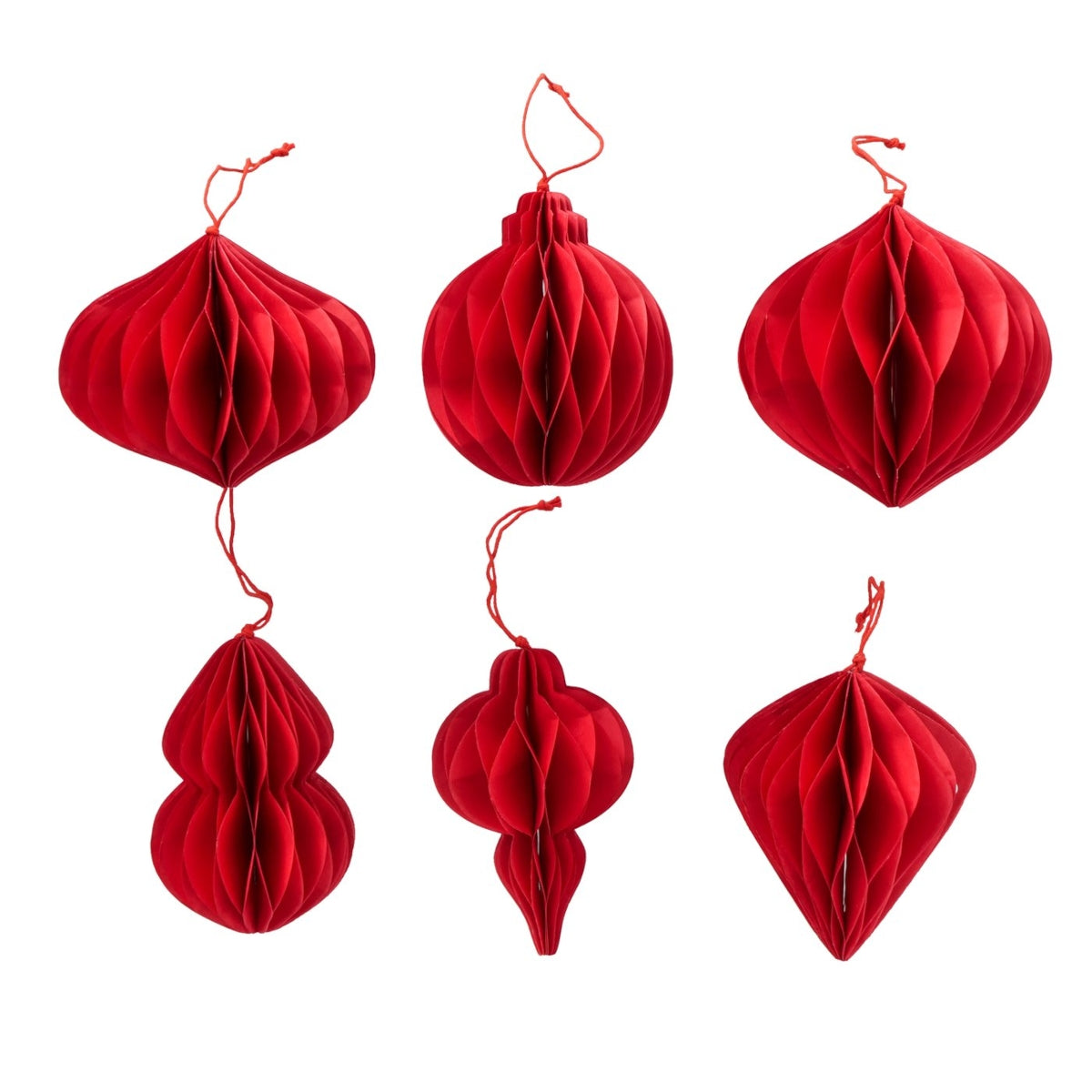 Boltze Sander Dekoanhänger rot sortiert 12 cm (1 Stück)