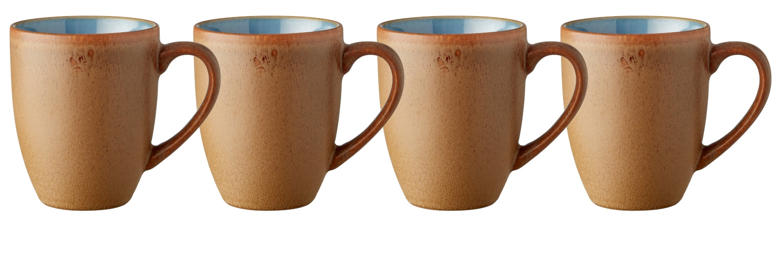 Bitz Becher mit Henkel Wood/Ocean 0,3 l Set4