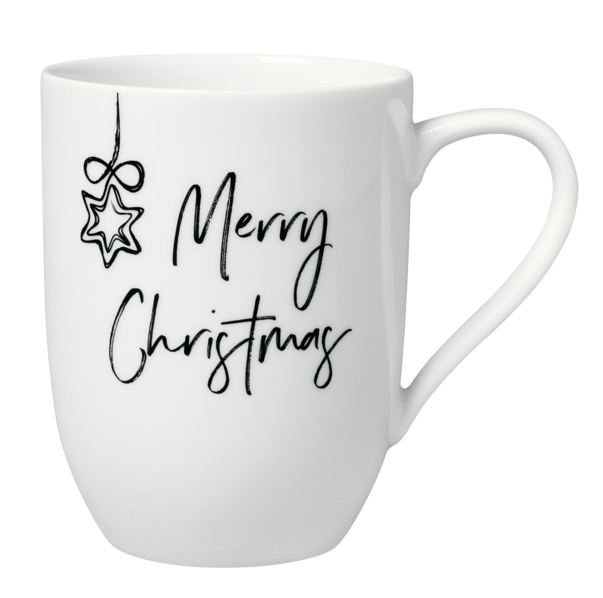 Villeroy & Boch Statement Becher m. Henkel Merry Christmas 0,34 l - Produktbild 1