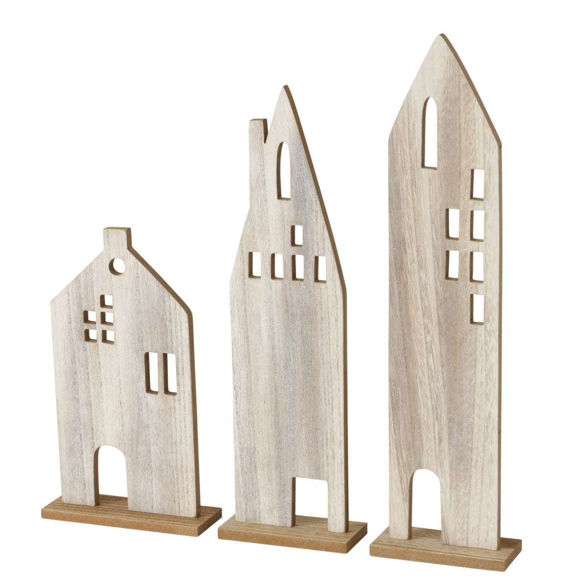Boltze Halvar Dekoaufsteller Haus braun 41 cm (1 Stück)