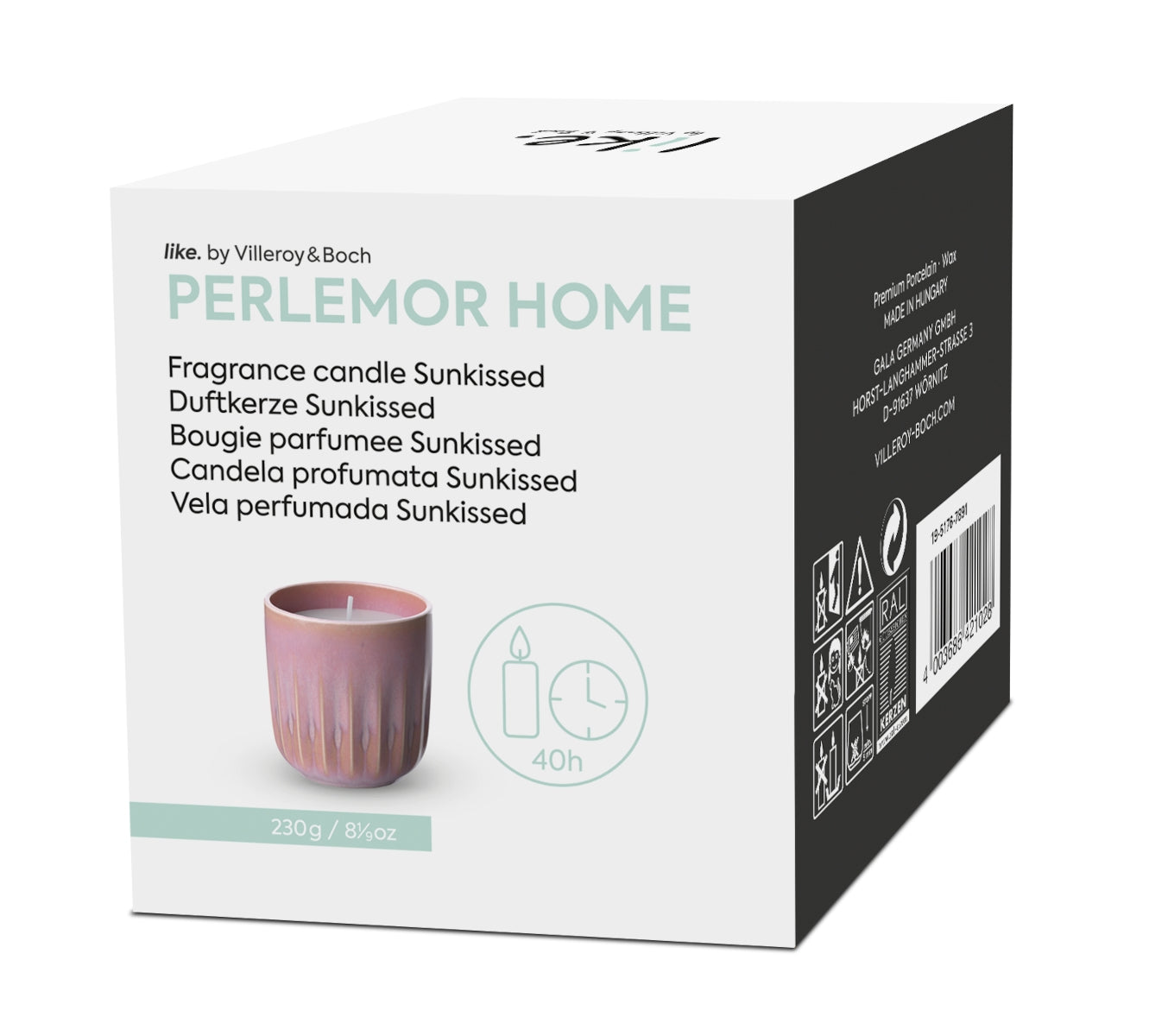 like. by Villeroy & Boch Perlemor Home Duftkerze Sunkissed 9 cm