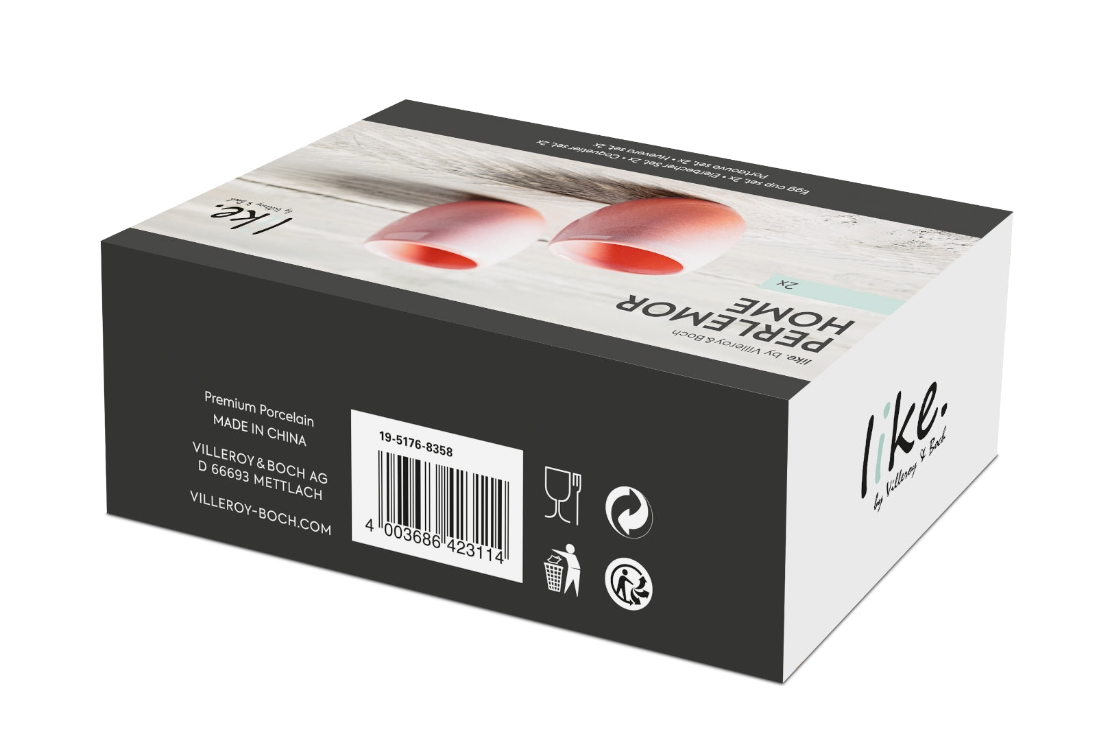 like. by Villeroy & Boch Perlemor Home Eierbecher Set 2 tlg