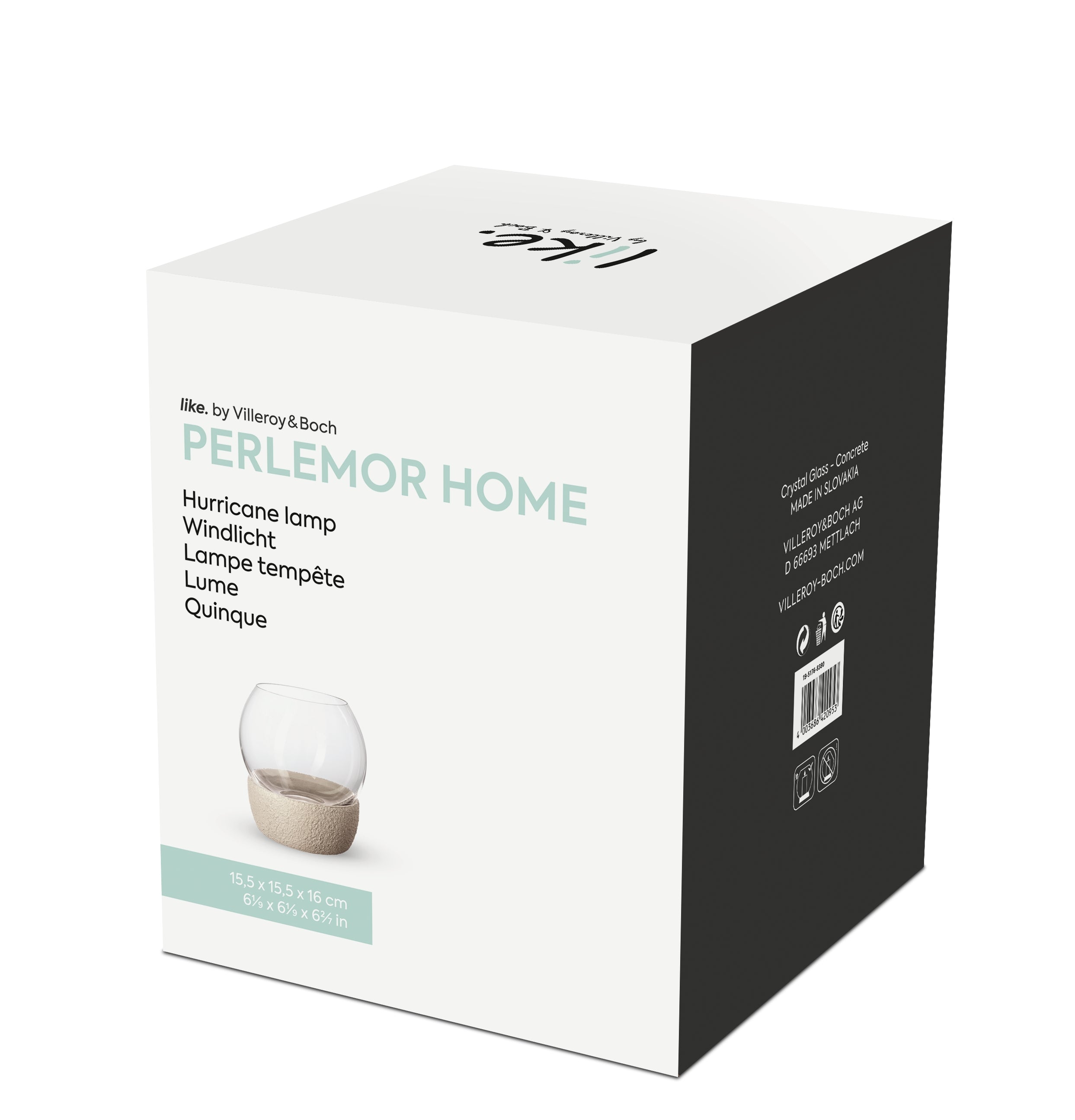 like. by Villeroy & Boch Perlemor Home Windlicht 16 cm