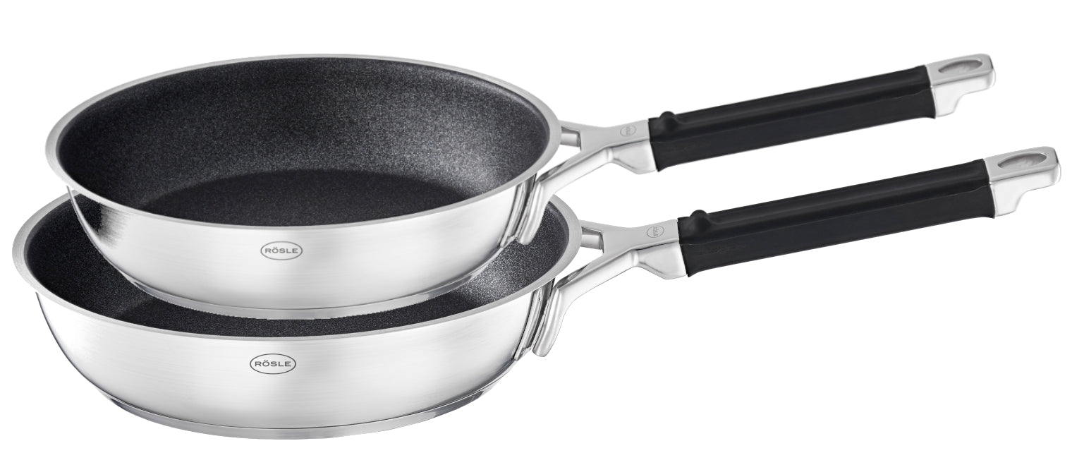 Rösle Silence® Pro Pfannen-Set 2tlg. 24 & 28 cm